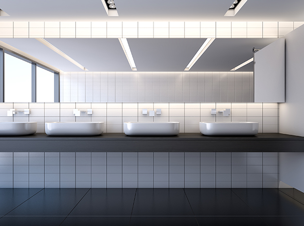 LinkNow Media Tile and Terrazzo Installation